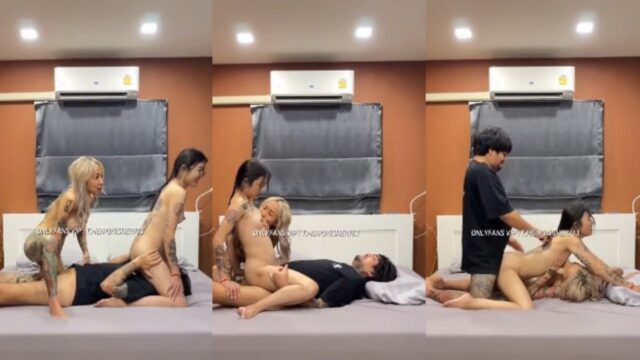เจ๊เมย์ปีศาจแมว Catdevilswing พารุ่นน้องใส่แว่นใสๆมาให้ผัวตัวเองเย็ด